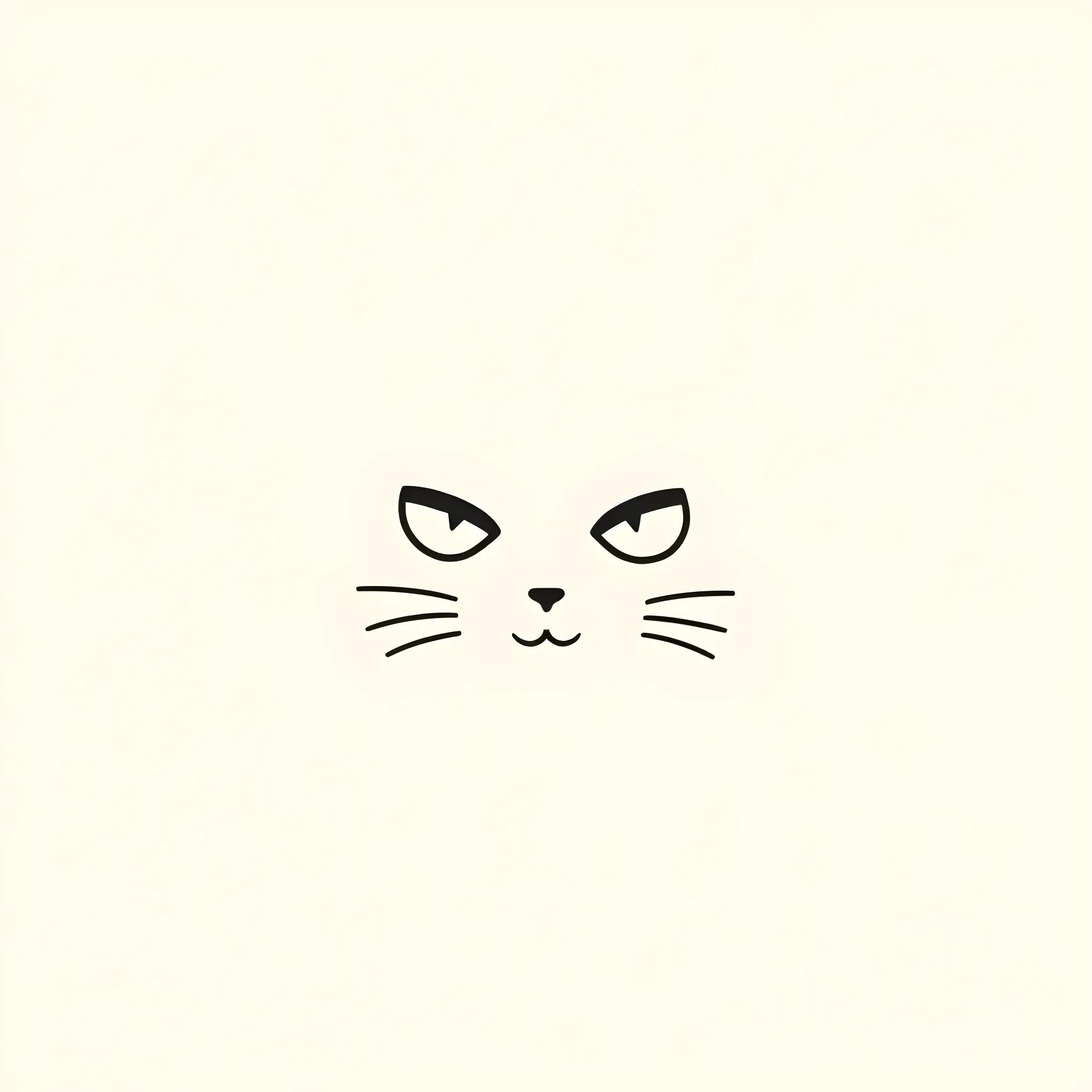 Expressive cat face drawing tutorial