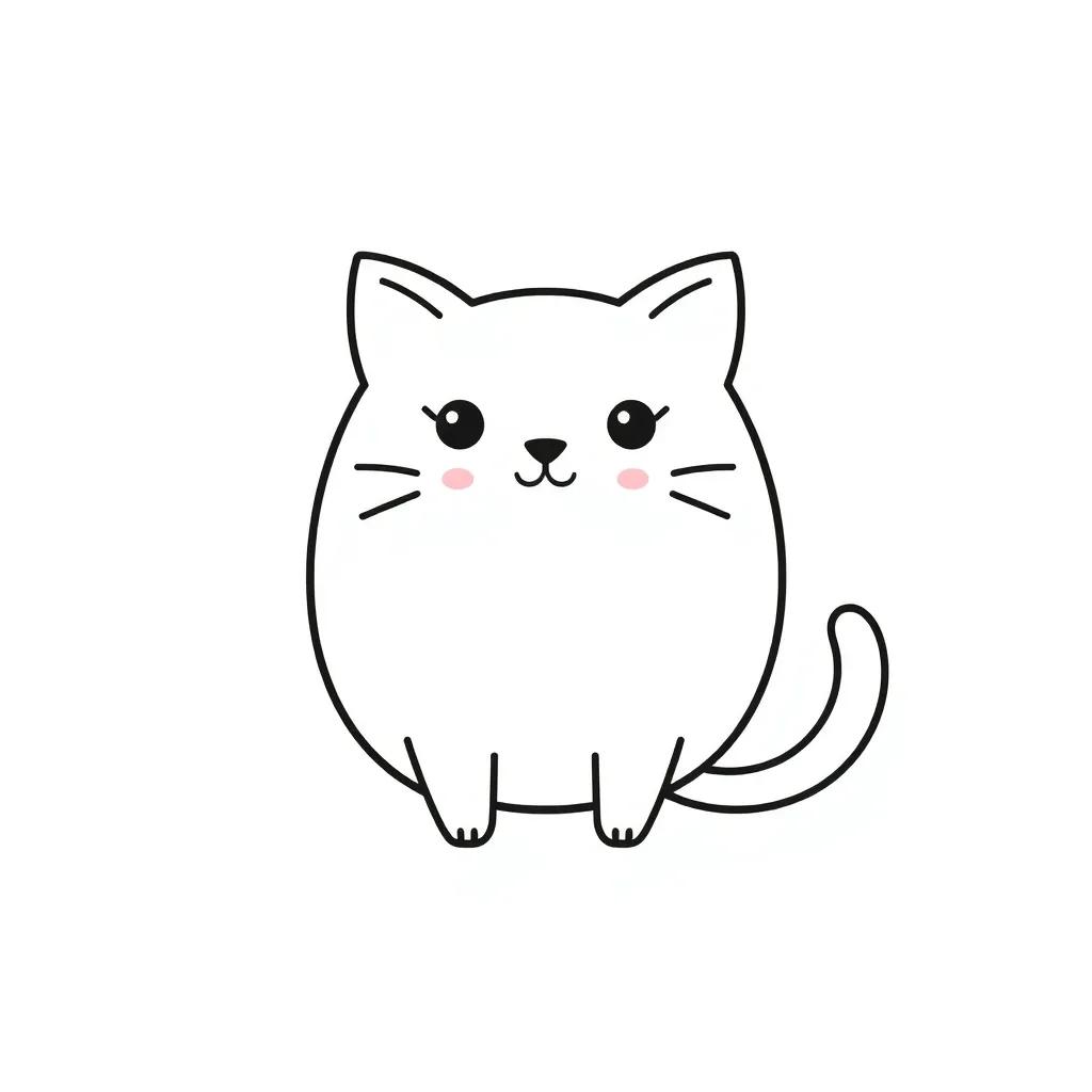 Cute and Easy Cat Doodle Tutorial for Beginners