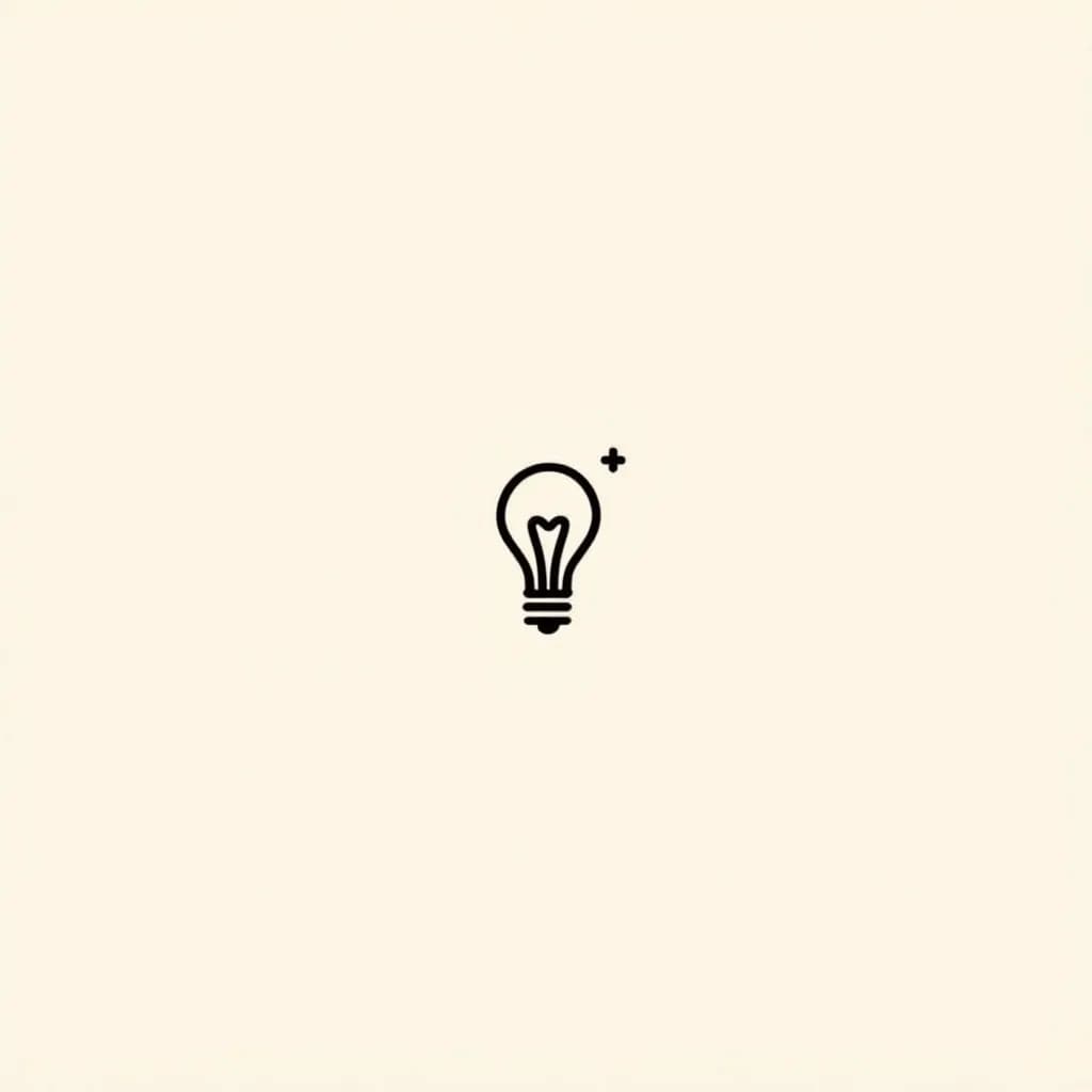 Bright Light Bulb Doodle