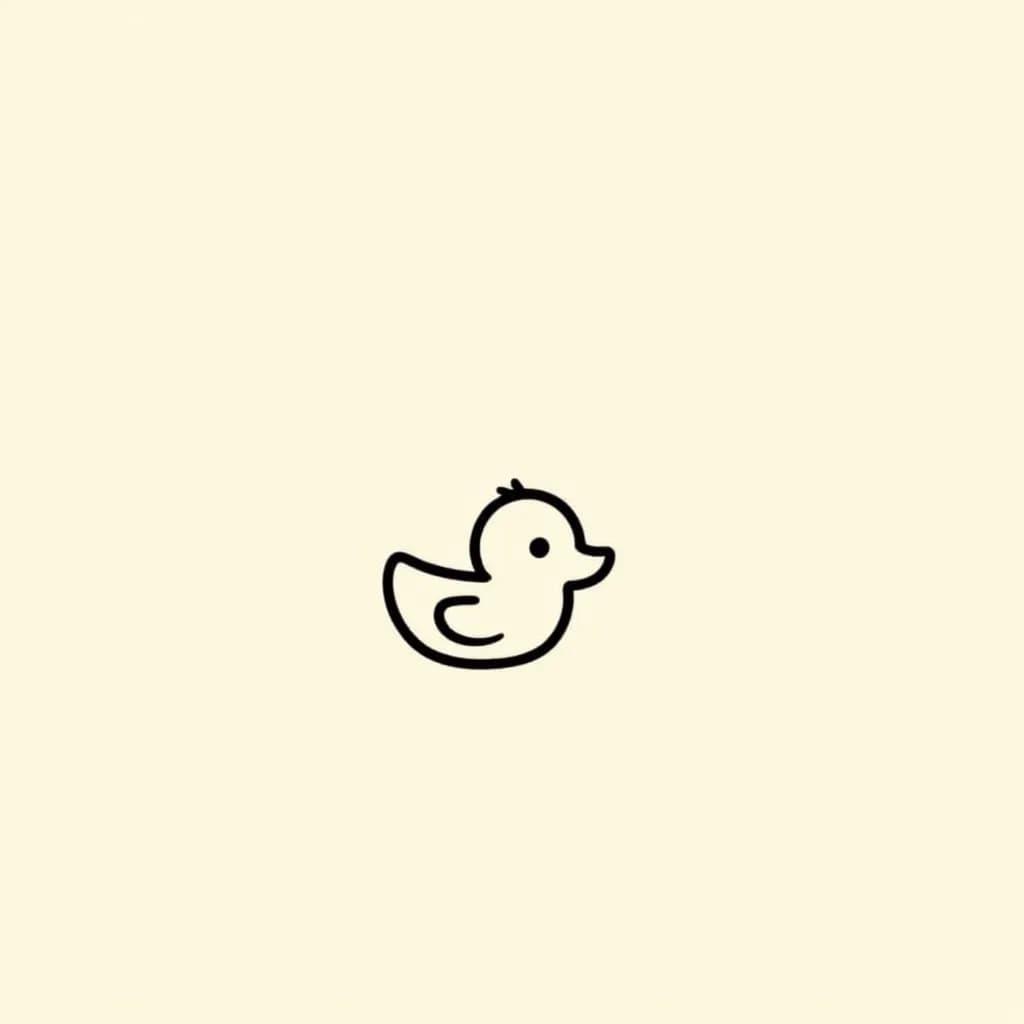 Cute Duck Doodle