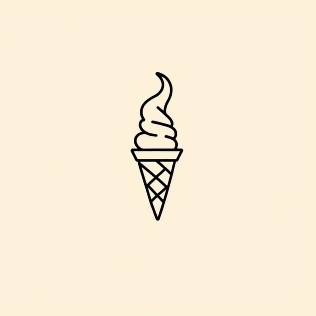 Tasty Ice Cream Doodle