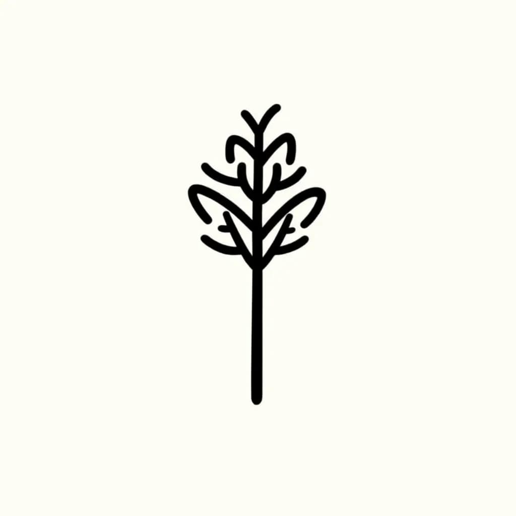 Simple Geometric Tree Drawing