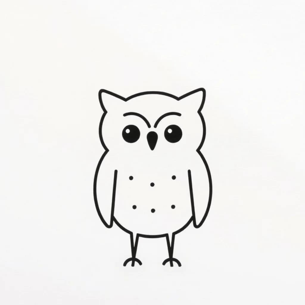 Minimalist Owl