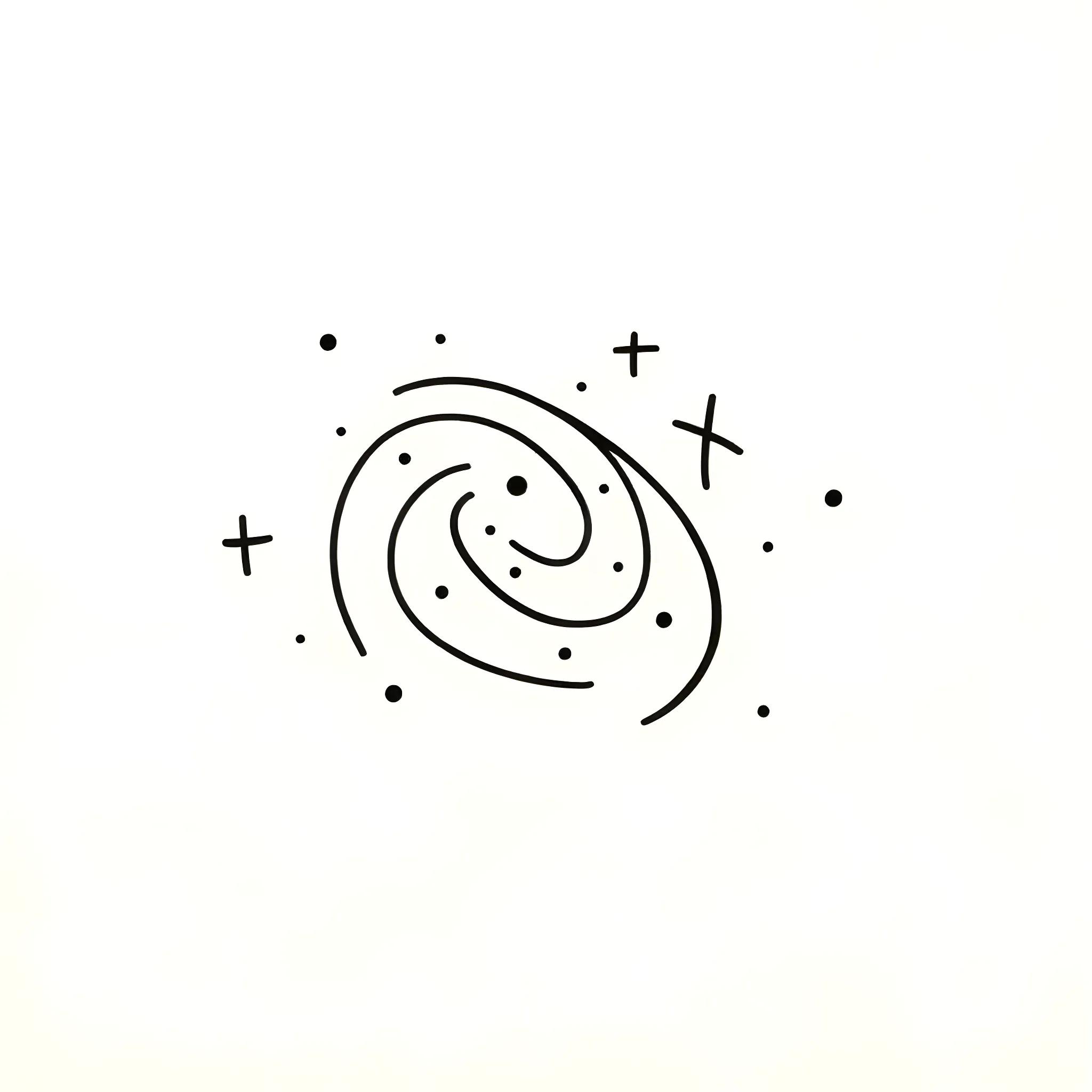 Cool Drawing Idea: Swirling Galaxy